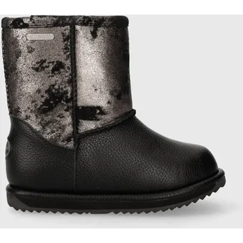 Dívčí sněhule Dětské kožené zimní boty Emu Australia Trigg Spray K12945.Trigg.Spray černá 99X, EUR 25/26