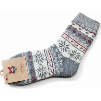 Dámské ponožky xcena Thermo ponožky Alpaca šedé Velikost: 32-35