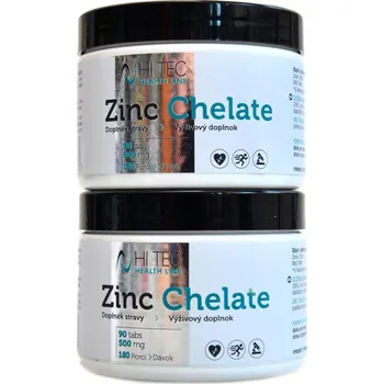 HiTec Nutrition Health line Zinc chelate 500 mg 2 x 90 tbl