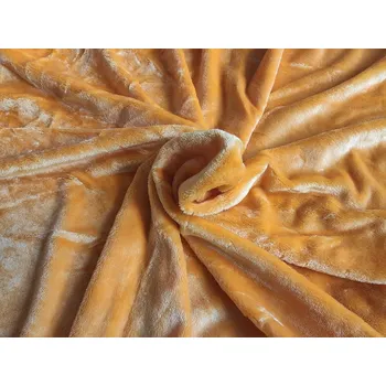 Bytový textil Prostěradlo micro medová 90x200x25 cm