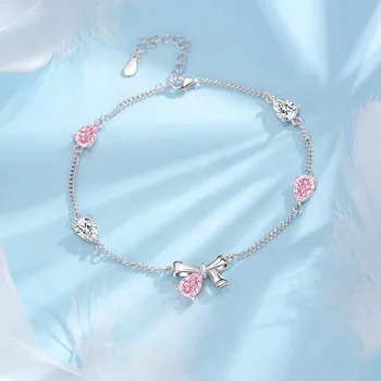 Náramek Květinový křišťálový náramek | náramek, šperk - B.