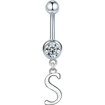 Piercing Piercing do pupíku s kamínkem | šperk - Styl 20 , 1PC