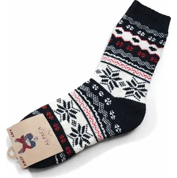Dámské ponožky xcena Teplé ponožky Alpaca se vzorem Velikost: 32-35