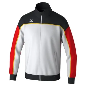 Chlapecký kabát CHANGE erima tréninková bunda, bílo/černo/červená