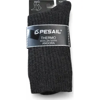 Dámské ponožky xcena Vlněné thermo ponožky tmavě šedé Velikost: 39-42