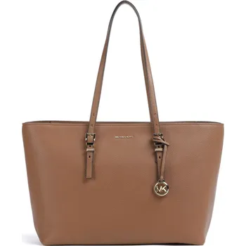 Kabelka Michael Kors kožená kabelka přes rameno Quinn lg hnědá