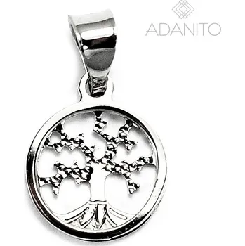 Přívěsek Zlatý přívěsek strom života z bílého zlata