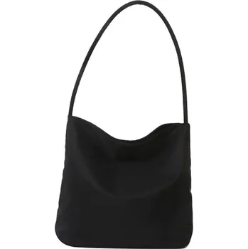 Kabelka Stylová dámská podpažní kabelka s výšivkou | tašky - černý