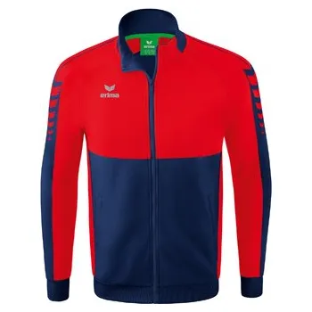 Chlapecký kabát Six Wings tréninková bunda, tmavěmodro/červená