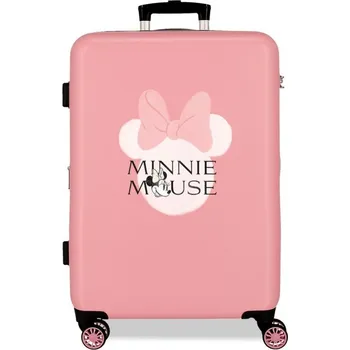 JOUMMA BAGS Cestovní kufr ABS Minnie Mouse Heads, 65x46x23cm, 56L, 3141241 (medium exp.)