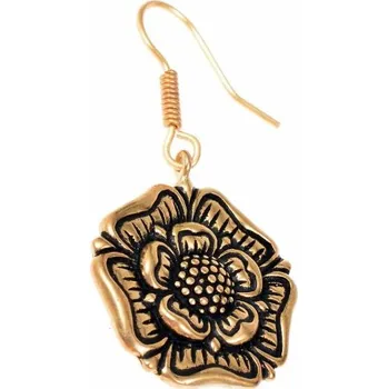 Náušnice Středověká růže, náušnice, bronz