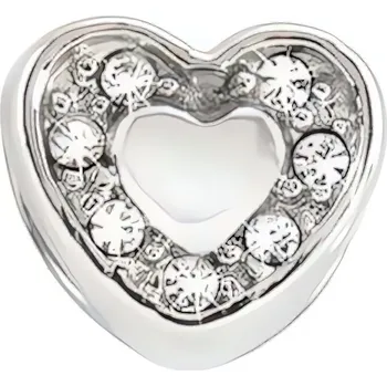 Módní doplněk Ocelový přívěsek Drops Heart Crystals SCZ126 Morellato