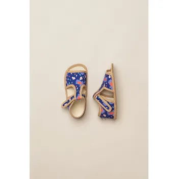 Dívčí obuv BAREpučky/bačkůrky otevřené Milash - Holubice modré, Milash Velikost: 30