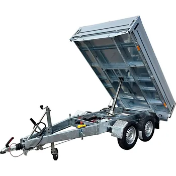 Přívěs k motorovému vozidlu ALASPRO Jednostranný sklápěč AHB 1SK-D 2700kg 2590x1560mm v elektrice