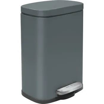 Odpadkový koš Spirella Pedálový odpadkový koš soft-close Akira 12 l, matná šedá