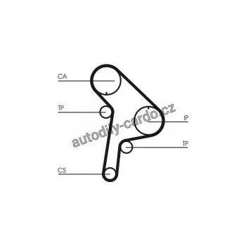 Rozvod motoru Rozvodový řemen CONTINENTAL CTAM CT951