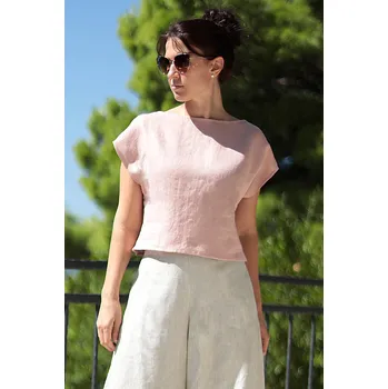 Dámské tričko Lotika Středně dlouhé 100% lněné triko Lotika 1001173