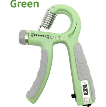 Posilovač zápěstí a prstů nastavitelný 5-60kg | expander grip - Zelená