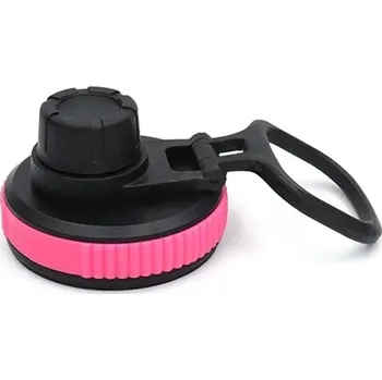 Sportovní víčko s brčkem na láhev | uzávěr - Růžový