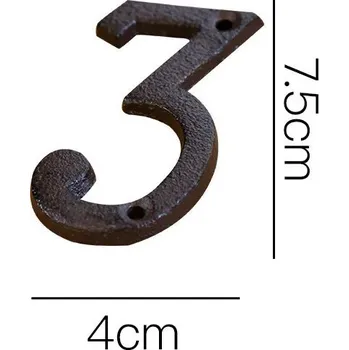 Kovová písmena a čísla s patinou | domovní cedule, nápis na zeď - 3