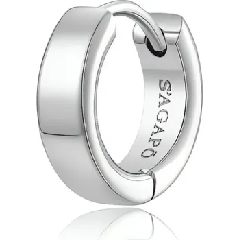 Módní doplněk Single kruhová náušnice z oceli Rogue SRG30 S Agapo