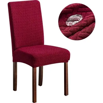 Potah na židli Voděodolný elastický potah na židli | bytový textil - Styl 1 - Víno , 1 ks