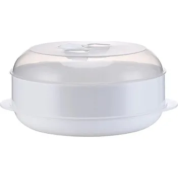 Parní hrnec Pařák do mikrovlnky s víkem | Pařák na knedlíky, nádobí - 1 patro