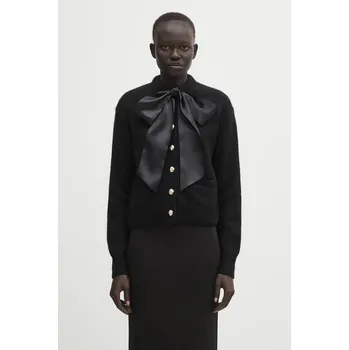 Dámský svetr Kardigan s příměsí vlny Anine Bing rhodes, S, černá, 99X