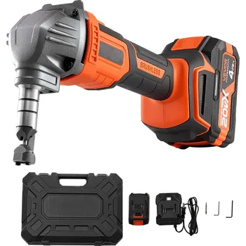 Vevor Bezdrátová nůžka na plech 20 V 4000 mAh, 2200 ot./min, kufřík