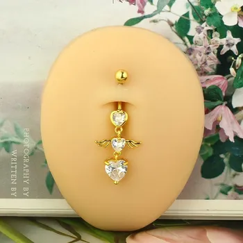 Piercing Visací piercing do pupíku z oceli | šperk - Styl22