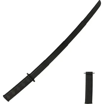 Dětská zbraň Teleskopický 3D samurajský meč katana | dětská hračka, vtipný dárek - černá