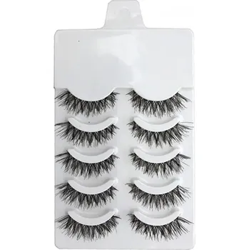 Umělé řasy Přírodní 3d umělé řasy | kosmetické doplňky 10 ks - 16