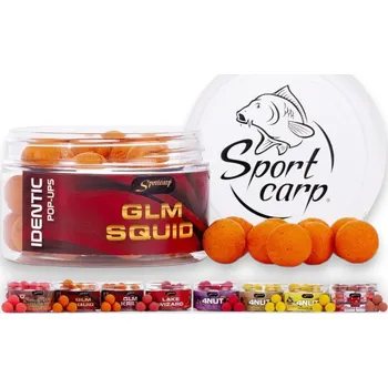 Návnadová pasta a těsto Sportcarp Plovoucí boilies Identic Pop Up 150ml 15mm GLM Squid