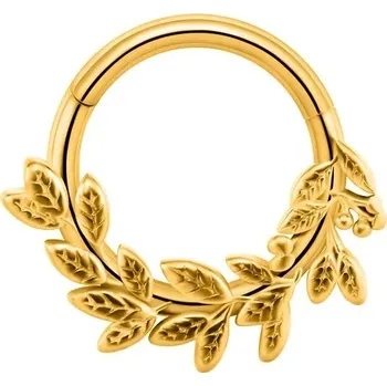 Piercing Elegantní kroužek do nosu | šperk do nosu - Styl10Zlato , 16G 1,2x8mm