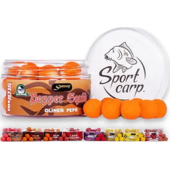 Návnadová pasta a těsto Sportcarp Plovoucí boilies Identic Pop Up 150ml 15mm Pepper Squid