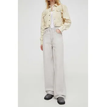 Dámské džíny Džíny Levi's RIBCAGE WIDE LEG A6081 modrá 05X, vel. 31/32