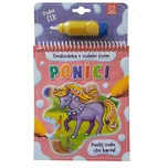 Omalovánka s vodním fixem Poníci