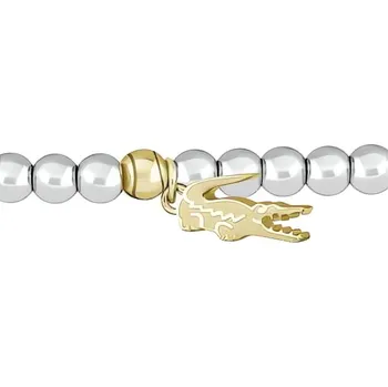 Náramek Korálkový náramek z oceli Orbe 2040332 Lacoste