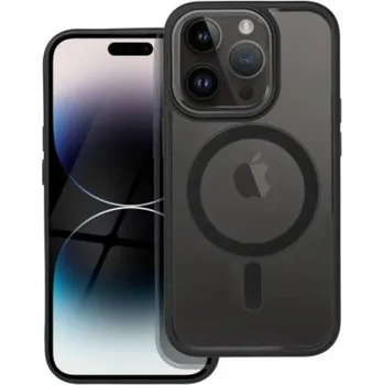 Pouzdro na mobilní telefon Forcell Case for iPhone 14 PRO Color Edge Mag Cover compatible with MagSafe black 593855