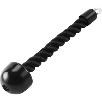 Tricepsové lano s úchopem pro kladku | posilovací doplněk, fitness příslušenství - 1 ks