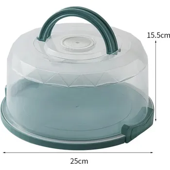 Dóza na potraviny Přenosná fresh krabice na potraviny | úložný box - Zelený , 25x15,5cm