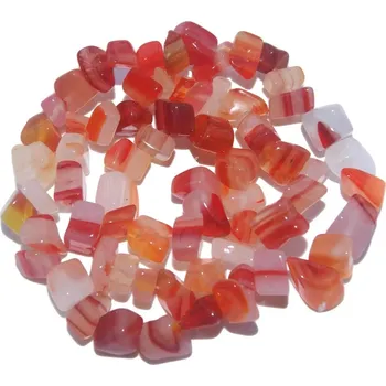 Přírodní kámen Přírodní kamenné korálky růženín ametyst achát | šperky - Červené sklo