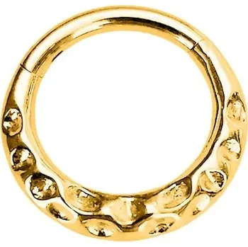 Piercing Elegantní kroužek do nosu | šperk do nosu - Styl12Zlato , 16G 1,2x10mm