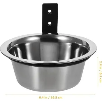 Miska pro psa Vyvýšená nerezová miska pro domácí mazlíčky | krmítko - 6 palců