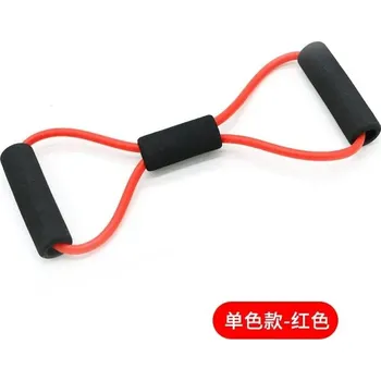 Odporová guma ve tvaru 8 pro domácí cvičení | cvičební pomůcka - Černá Červená