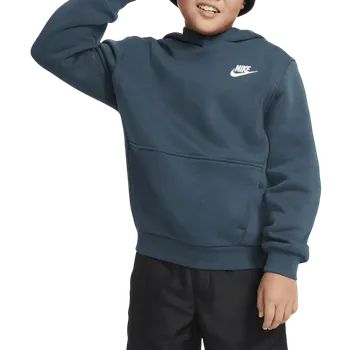 Pánská mikina Mikina s kapucí Nike Club Fleece Kids fd3000-328 Velikost S (128-137 cm)