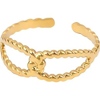 Prsten Fashion pozlacený prsten z oceli Troli