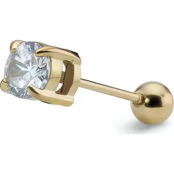 Náušnice Jemná pozlacená single náušnice Diana 23075G Oliver Weber