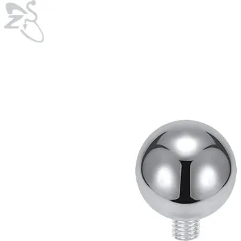 Piercing Barevný titanový dermální piercing s krystalem | tělový šperk - A-4MM