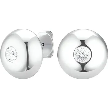 Šperk Nadčasové ocelové náušnice Solitaire JEBSS-J1199 Rosefield